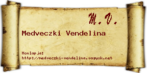 Medveczki Vendelina névjegykártya